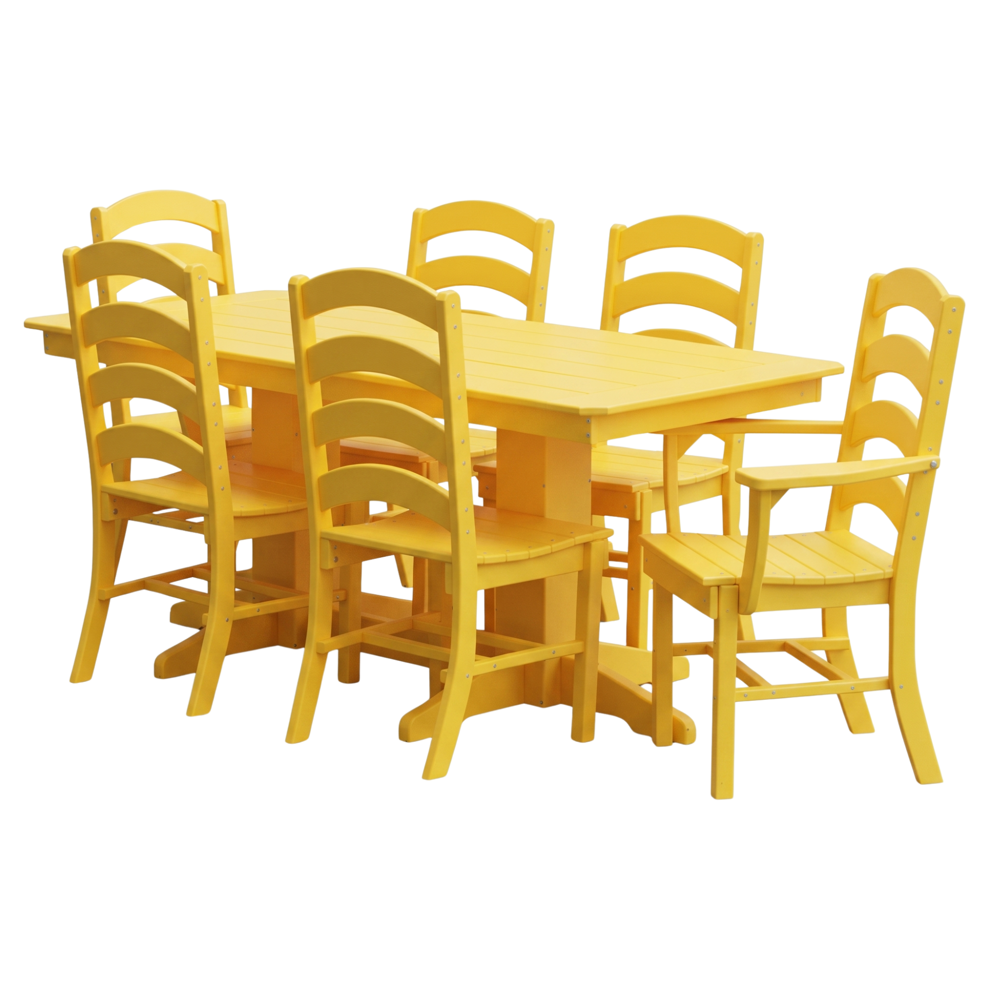 Keystone Amish Co. Josie 7-Piece Poly Lumber Outdoor Dining Set