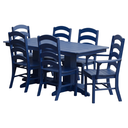 Keystone Amish Co. Josie 7-Piece Poly Lumber Outdoor Dining Set