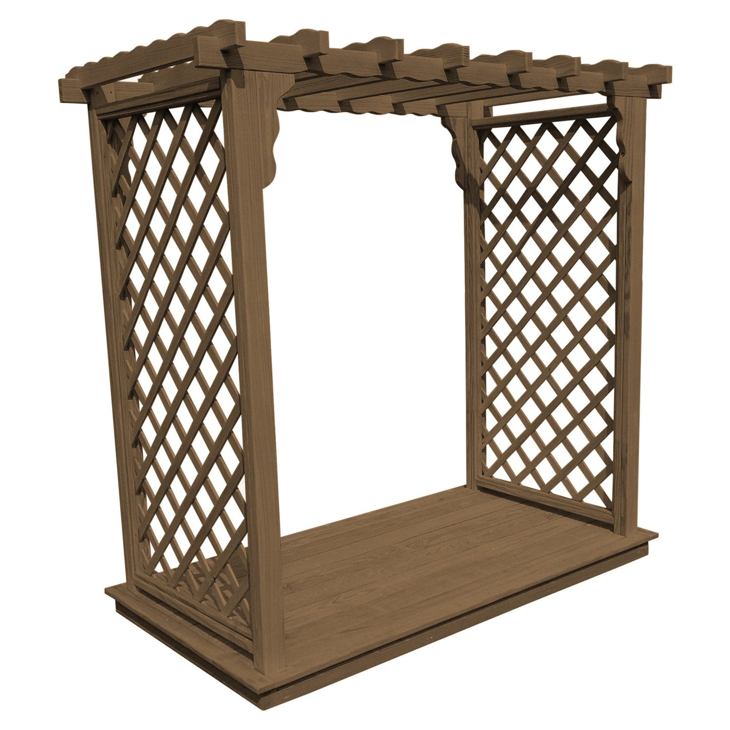 Heritage Lawncraft Manchester Pressure Treated Wooden Garden Arbor
