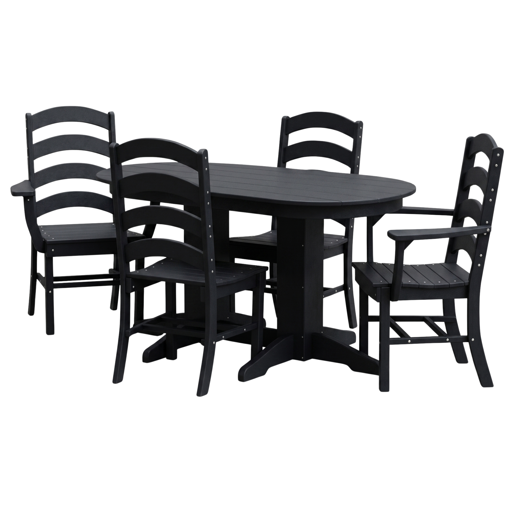 Keystone Amish Co. Josie 5-Piece Oval Poly Outdoor Dining Set