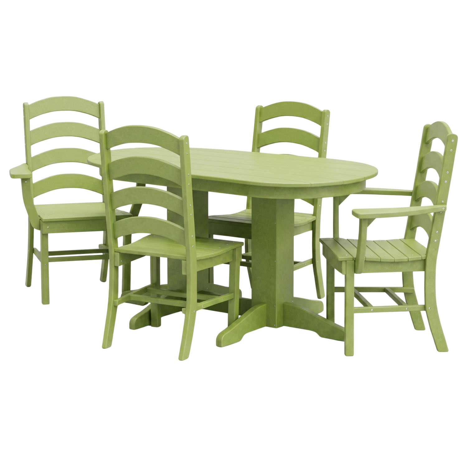 Keystone Amish Co. Josie 5-Piece Oval Poly Outdoor Dining Set