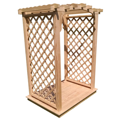 Heritage Lawncraft Newberry Pressure Treated Wooden Garden Arbor