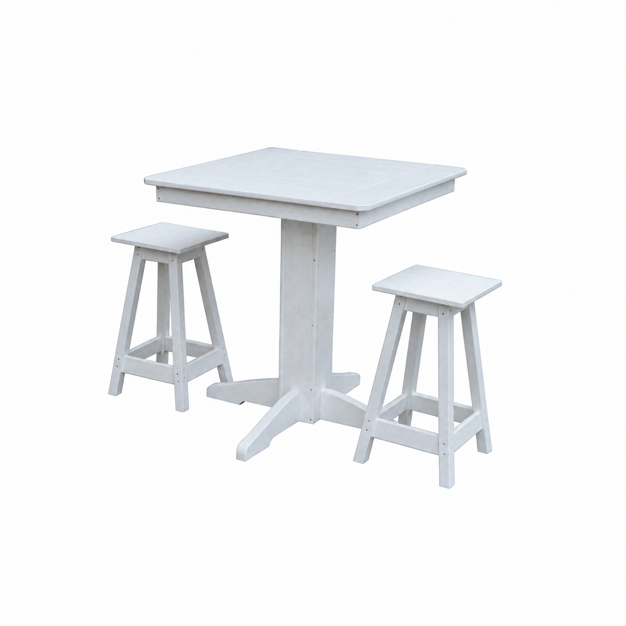 Keystone Amish Co. Riley 3-Piece Outdoor Poly Counter Height Dining Set