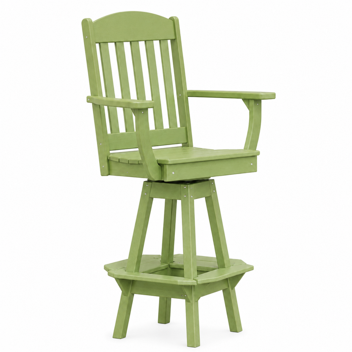 Keystone Amish Co. Classic Poly Composite Swivel Bar Chair