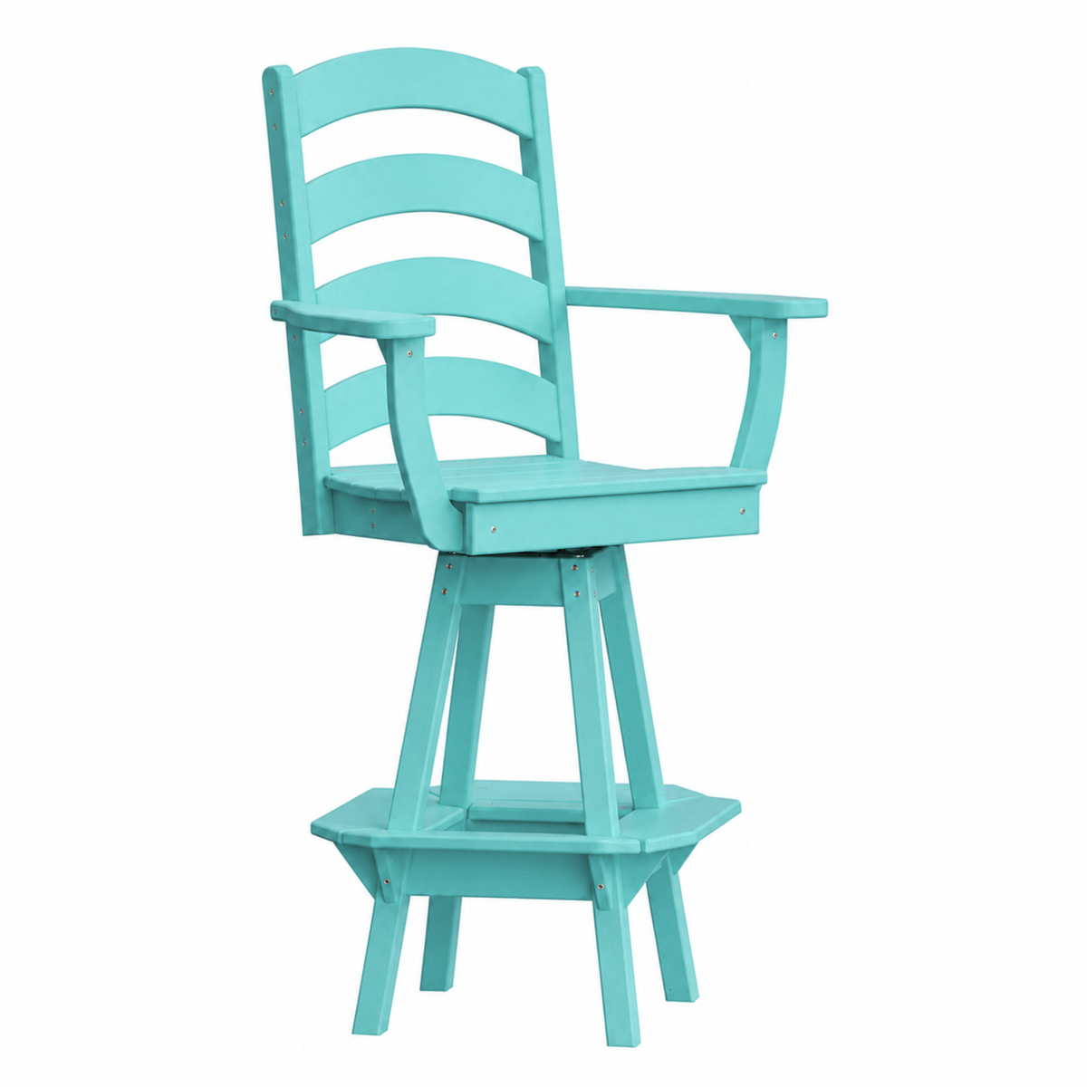 Keystone Amish Co. Josie Poly Outdoor Swivel Bar Chair