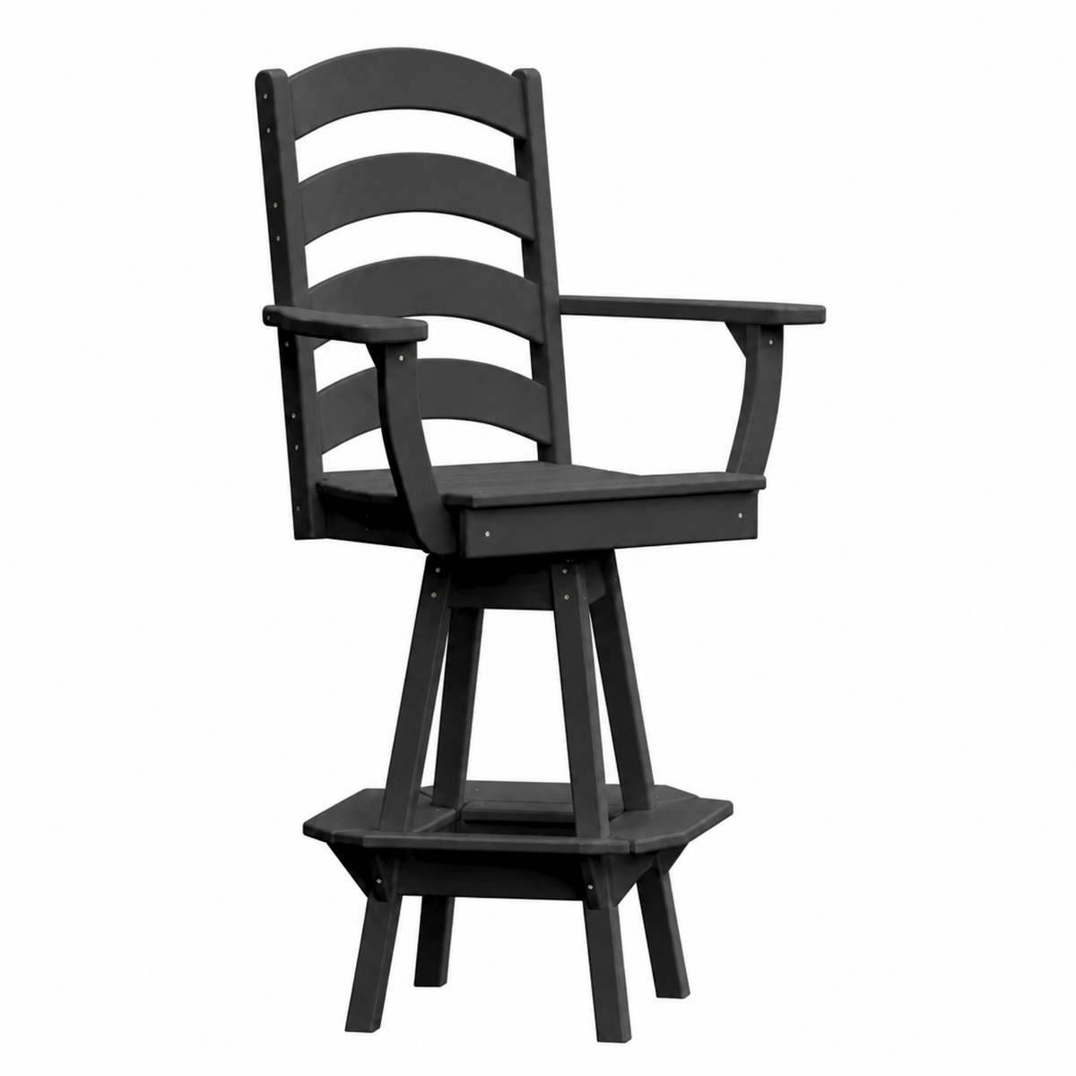 Keystone Amish Co. Josie Poly Outdoor Swivel Bar Chair