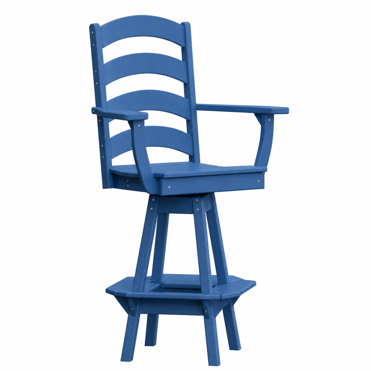 Keystone Amish Co. Josie Poly Outdoor Swivel Bar Chair