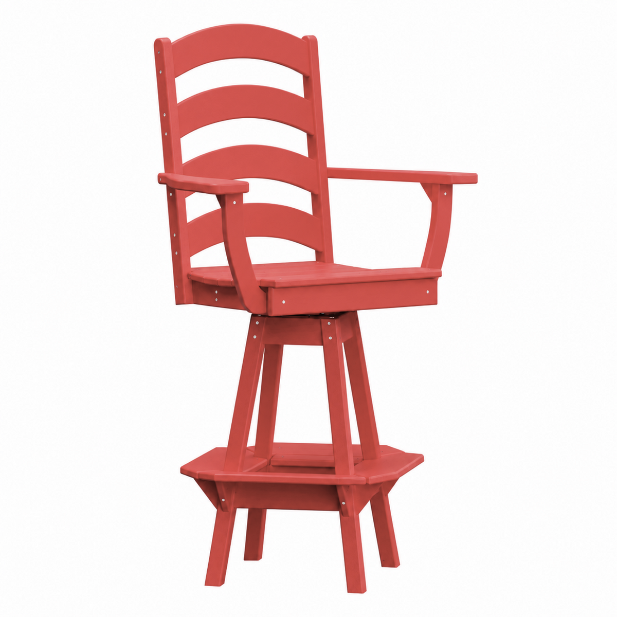 Keystone Amish Co. Josie Poly Outdoor Swivel Bar Chair