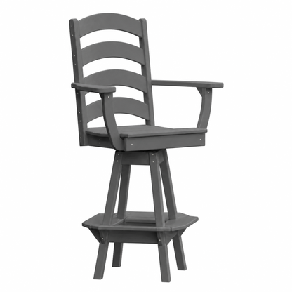 Keystone Amish Co. Josie Poly Outdoor Swivel Bar Chair