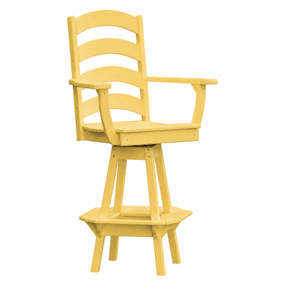 Keystone Amish Co. Josie Poly Outdoor Swivel Bar Chair