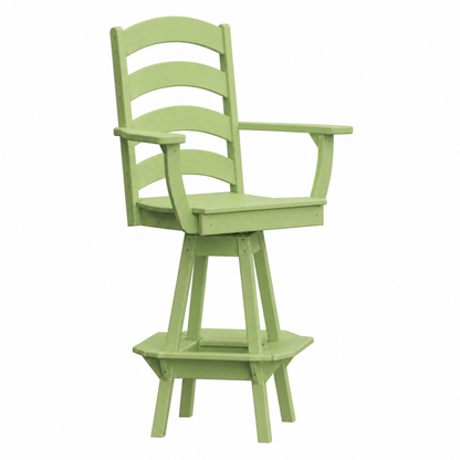 Keystone Amish Co. Josie Poly Outdoor Swivel Bar Chair