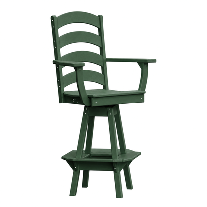 Keystone Amish Co. Josie Poly Outdoor Swivel Bar Chair