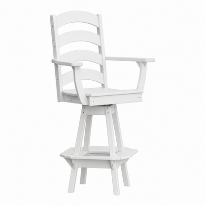 Keystone Amish Co. Josie Poly Outdoor Swivel Bar Chair