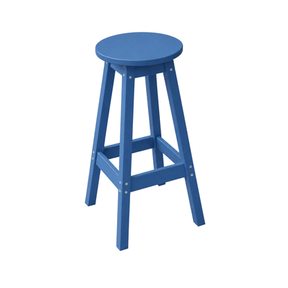 Keystone Amish Co. Poly Round Counter Height Outdoor Stool
