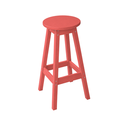 Keystone Amish Co. Round Poly Outdoor Bar Stool