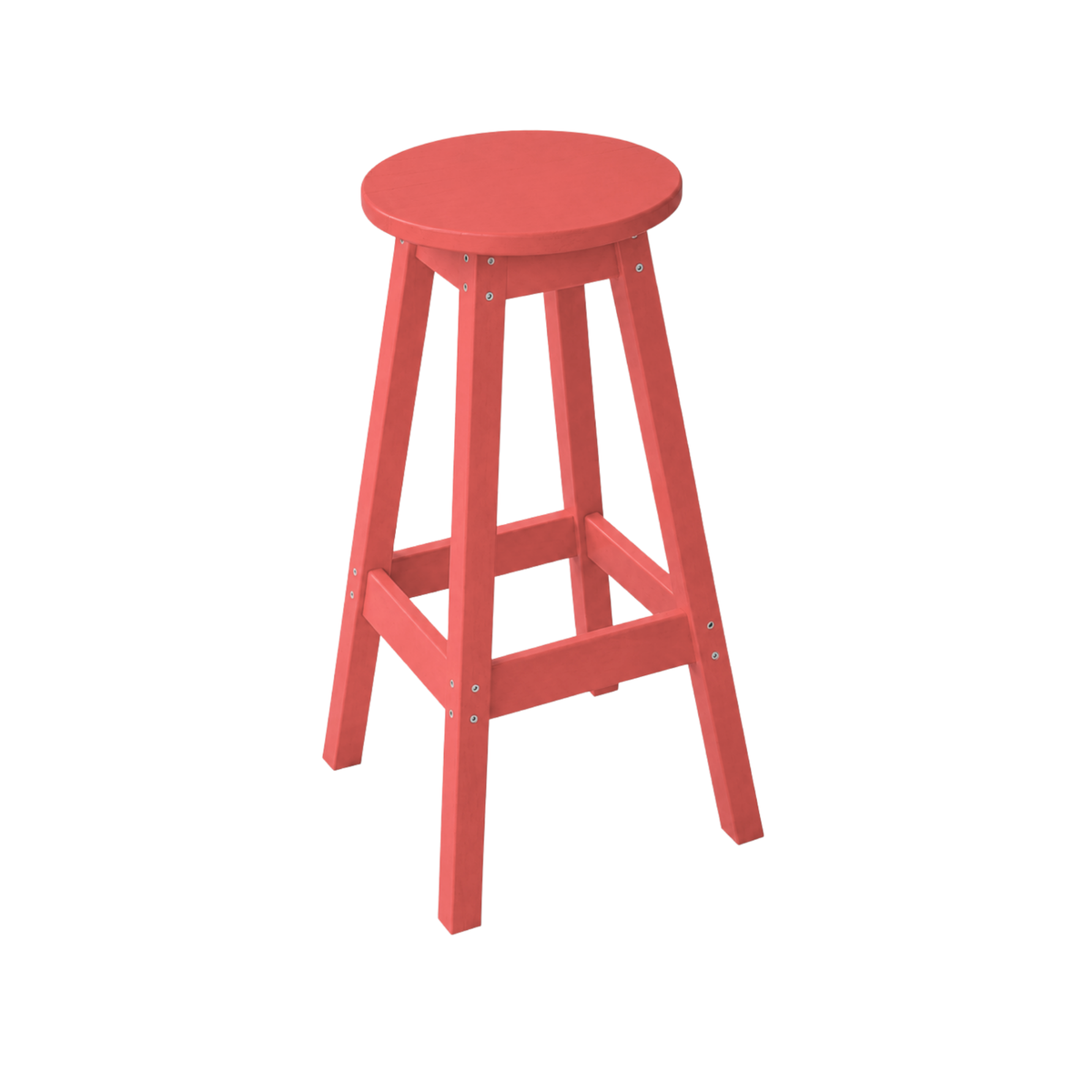 Keystone Amish Co. Poly Round Counter Height Outdoor Stool