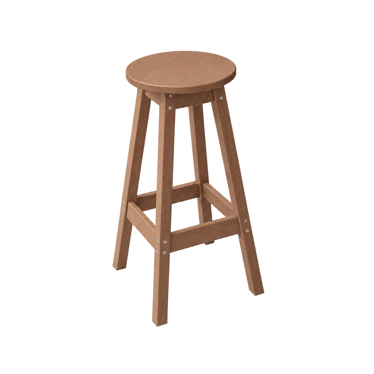 Keystone Amish Co. Round Poly Outdoor Bar Stool