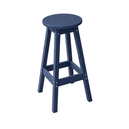 Keystone Amish Co. Round Poly Outdoor Bar Stool