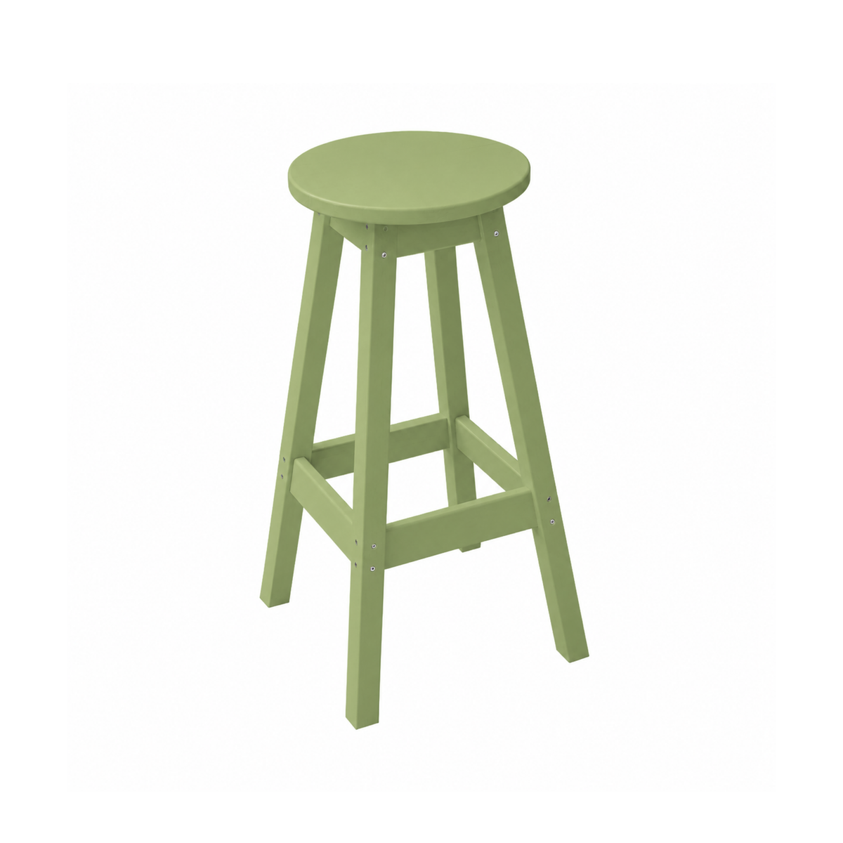 Keystone Amish Co. Poly Round Counter Height Outdoor Stool