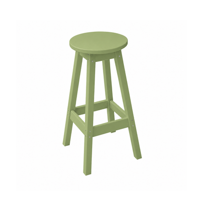 Keystone Amish Co. Poly Round Counter Height Outdoor Stool