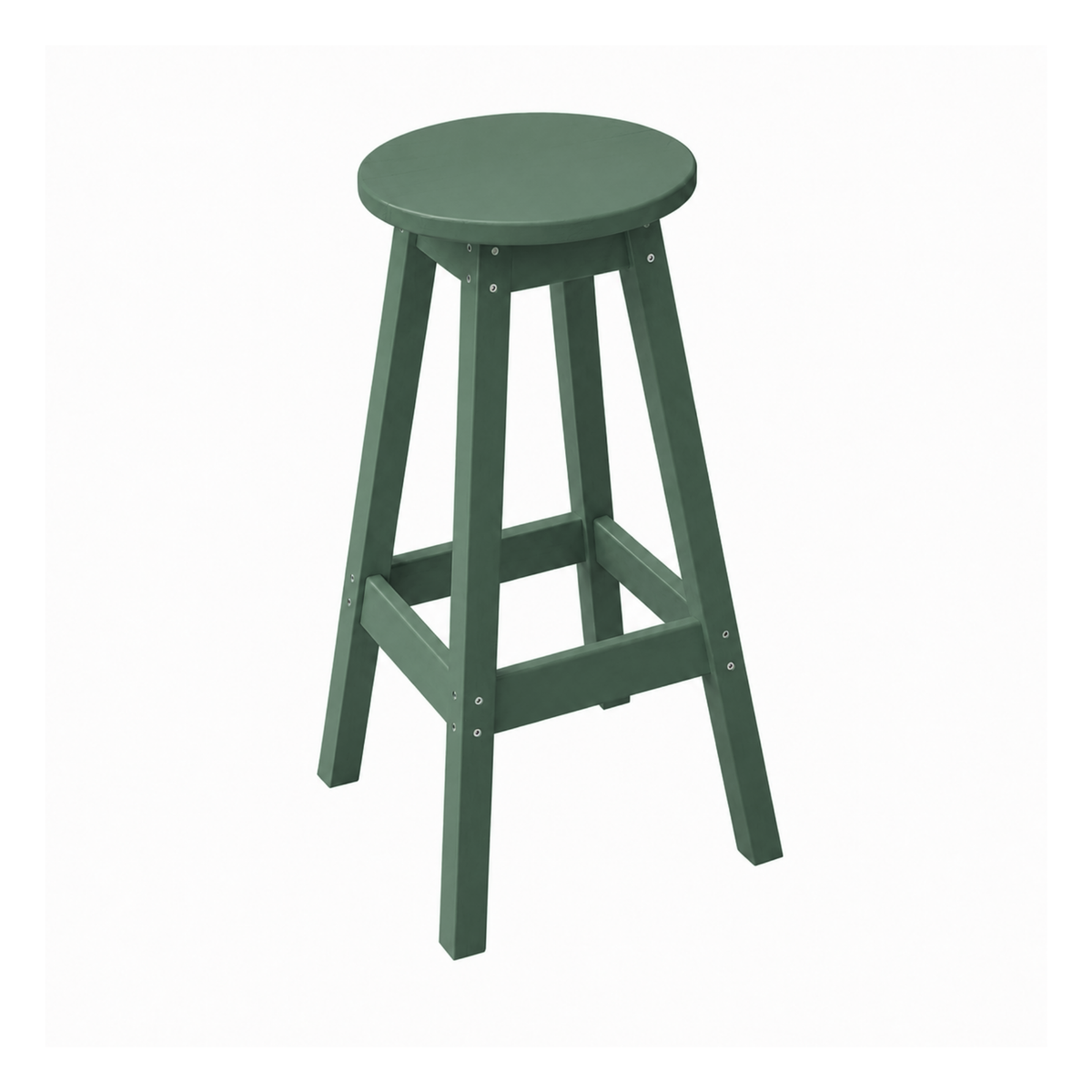 Keystone Amish Co. Poly Round Counter Height Outdoor Stool