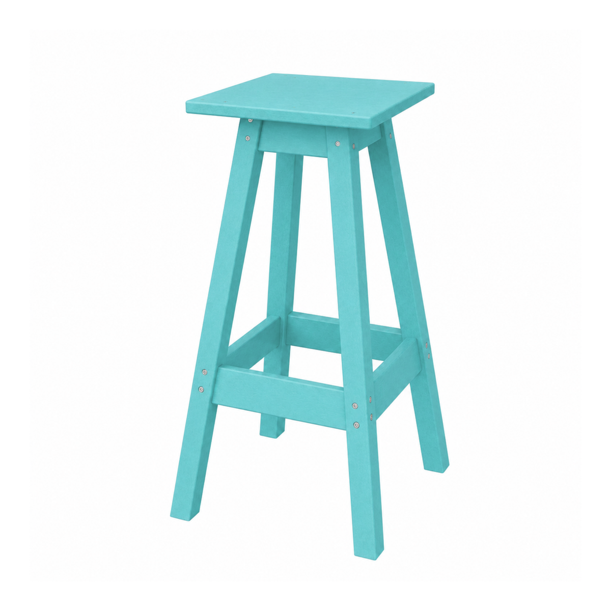 Keystone Amish Co. Poly Square Outdoor Bar Stool
