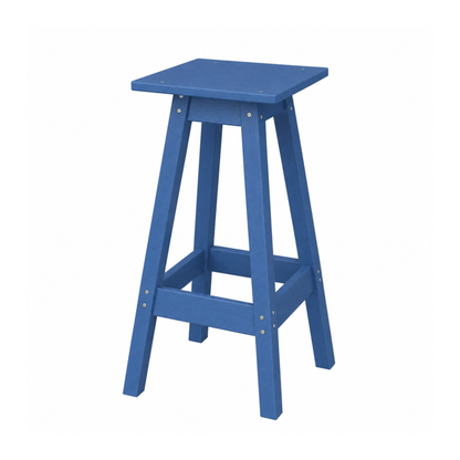 Keystone Amish Co. Poly Square Outdoor Bar Stool