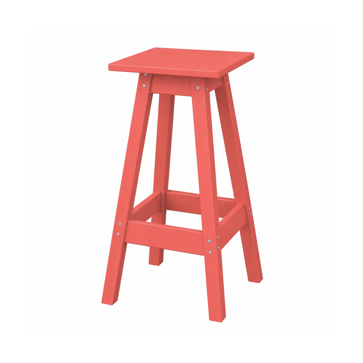 Keystone Amish Co. Poly Square Outdoor Bar Stool