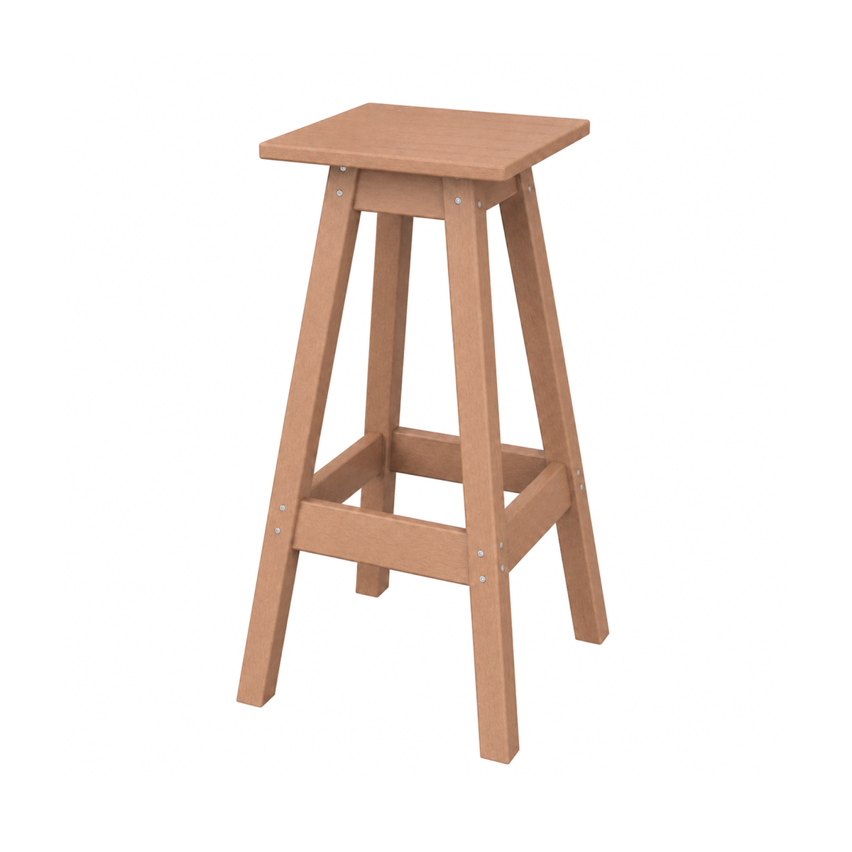 Keystone Amish Co. Poly Square Outdoor Bar Stool