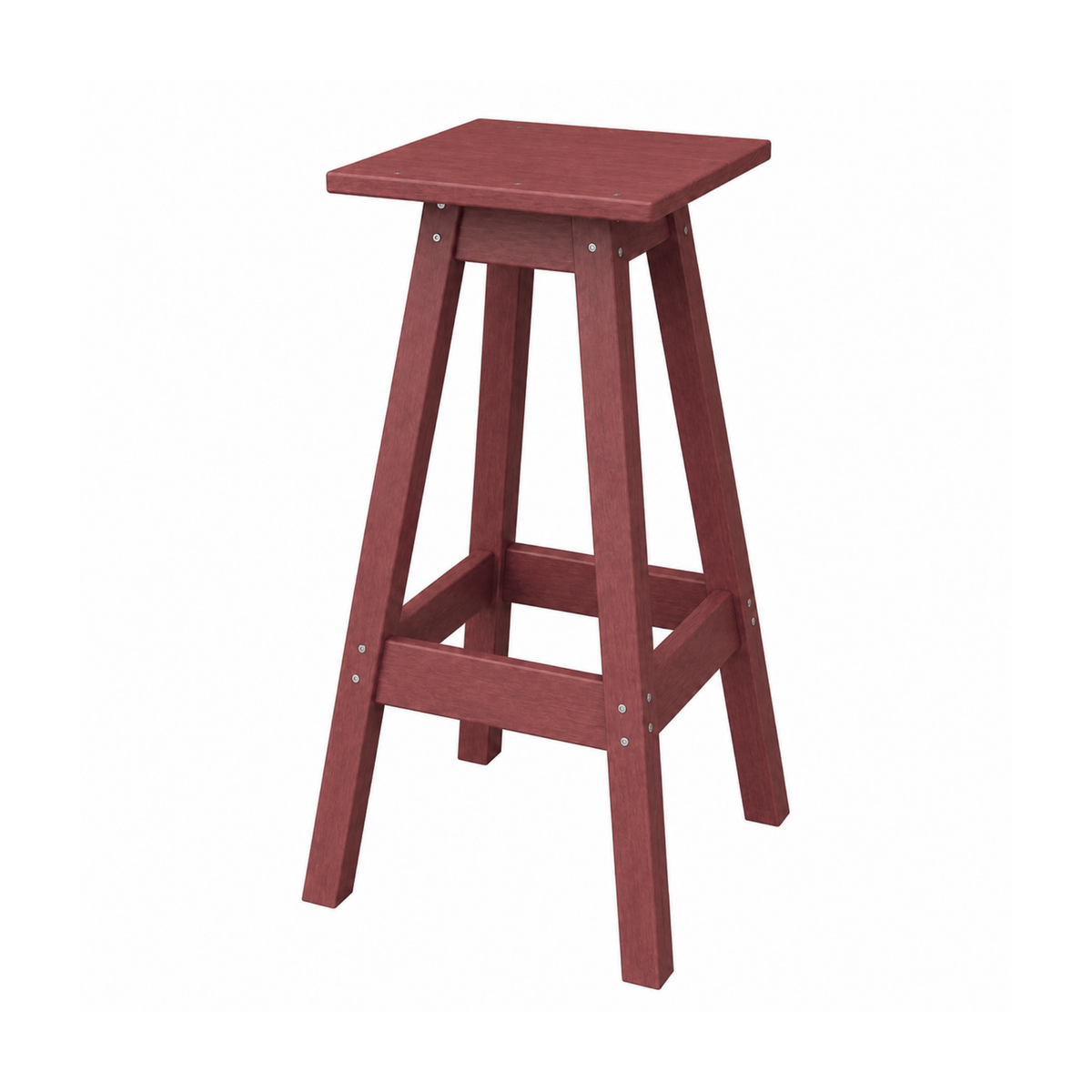 Keystone Amish Co. Poly Square Outdoor Bar Stool