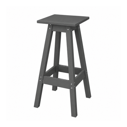 Keystone Amish Co. Poly Square Outdoor Bar Stool