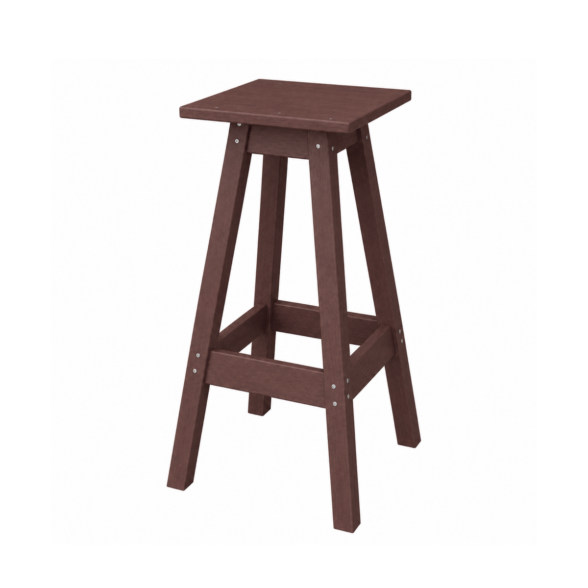 Keystone Amish Co. Poly Square Outdoor Bar Stool