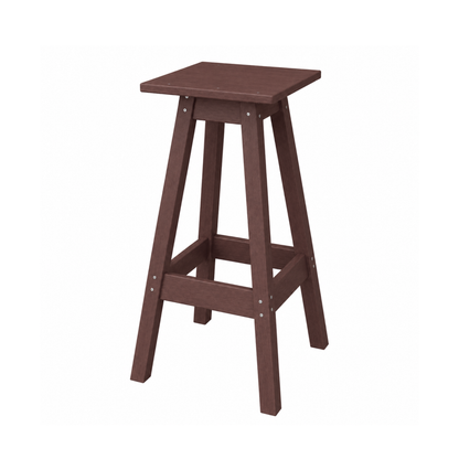 Keystone Amish Co. Poly Square Outdoor Bar Stool