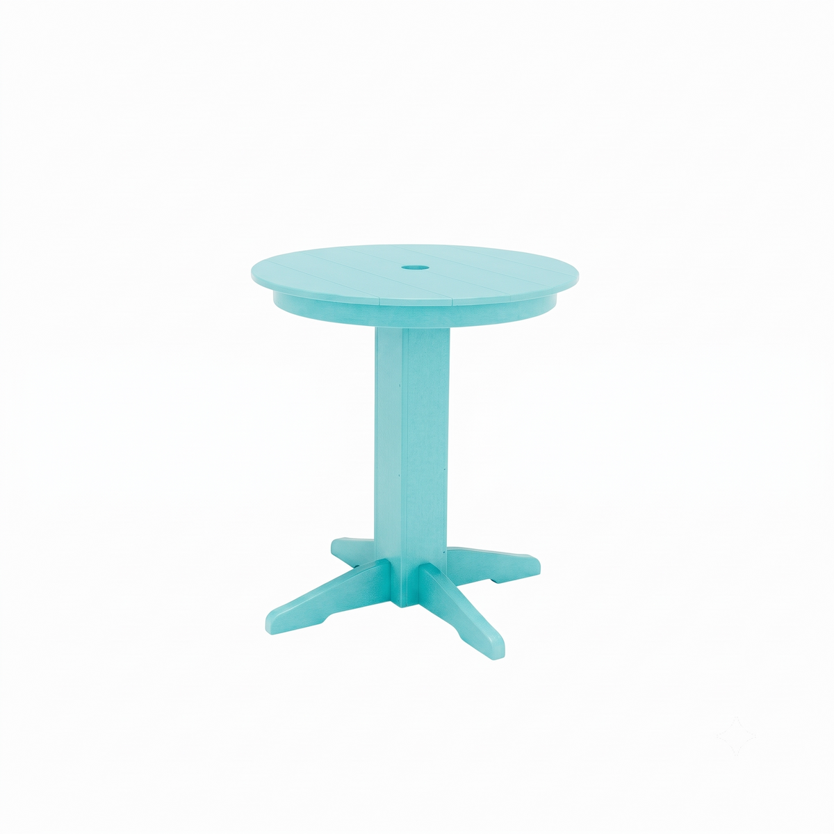 Keystone Amish Co. Round Poly Lumber Counter Height Table