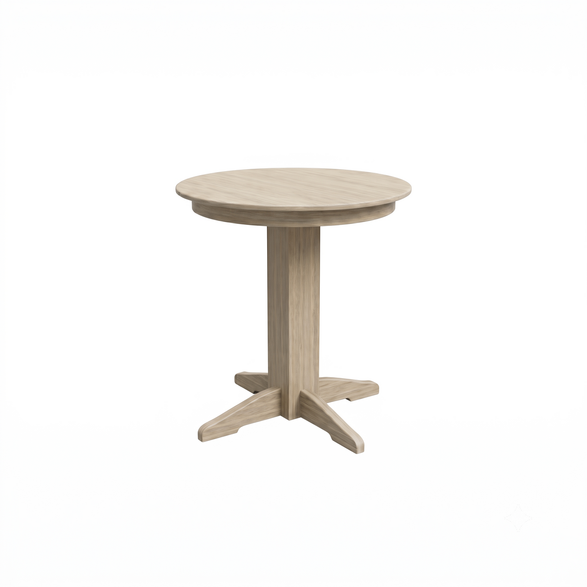 Keystone Amish Co. Round Poly Lumber Counter Height Table