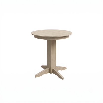Keystone Amish Co. Round Poly Lumber Counter Height Table