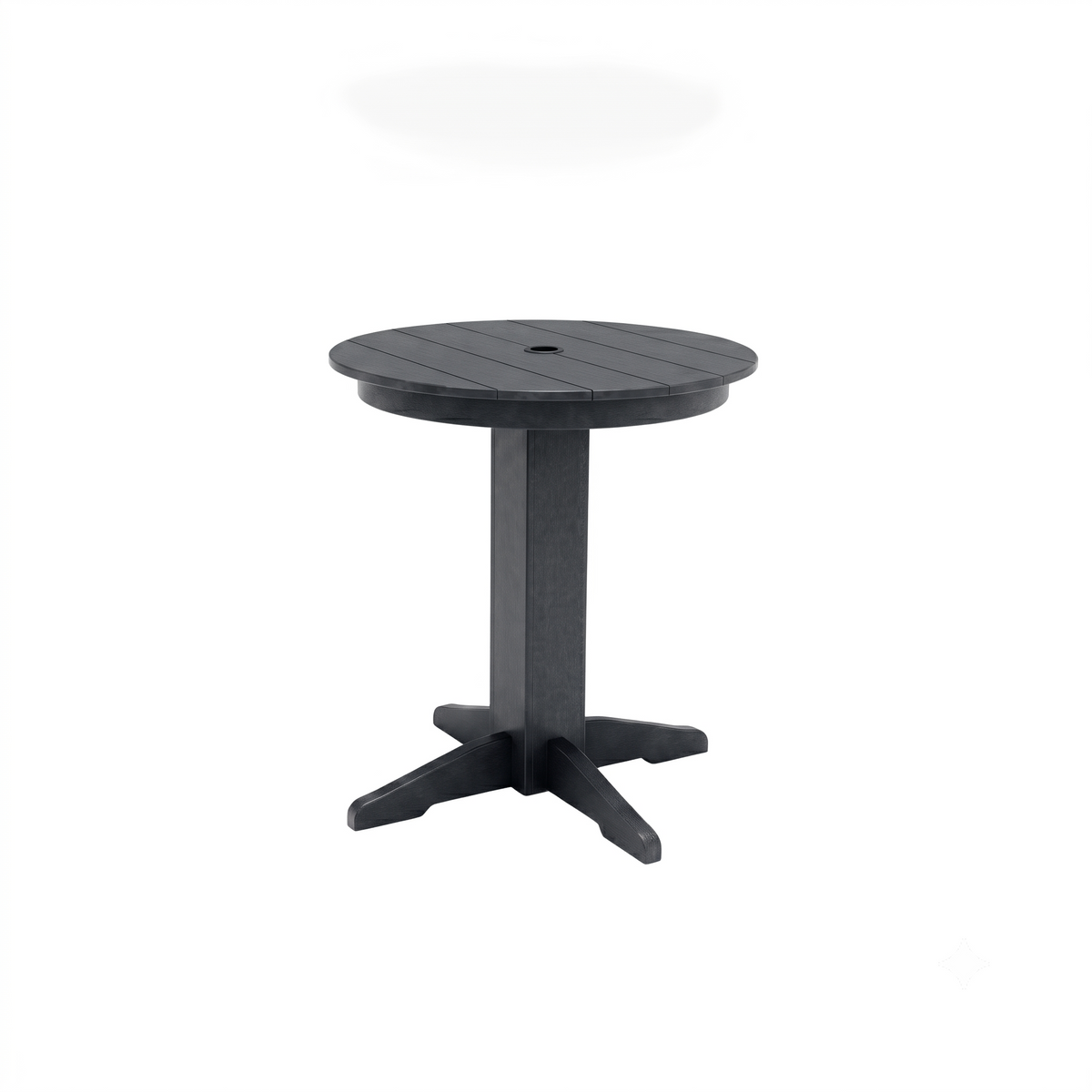 Keystone Amish Co. Round Poly Lumber Counter Height Table