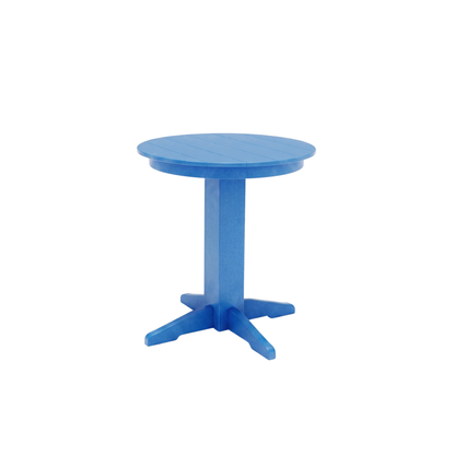 Keystone Amish Co. Round Poly Lumber Counter Height Table
