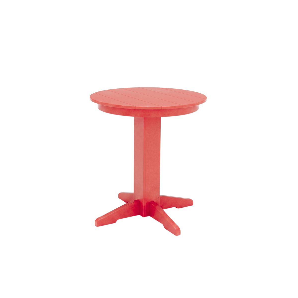 Keystone Amish Co. Round Poly Lumber Counter Height Table