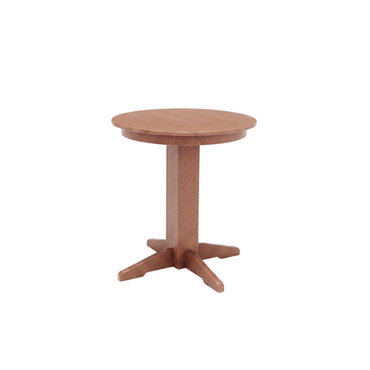 Keystone Amish Co. Round Poly Lumber Counter Height Table