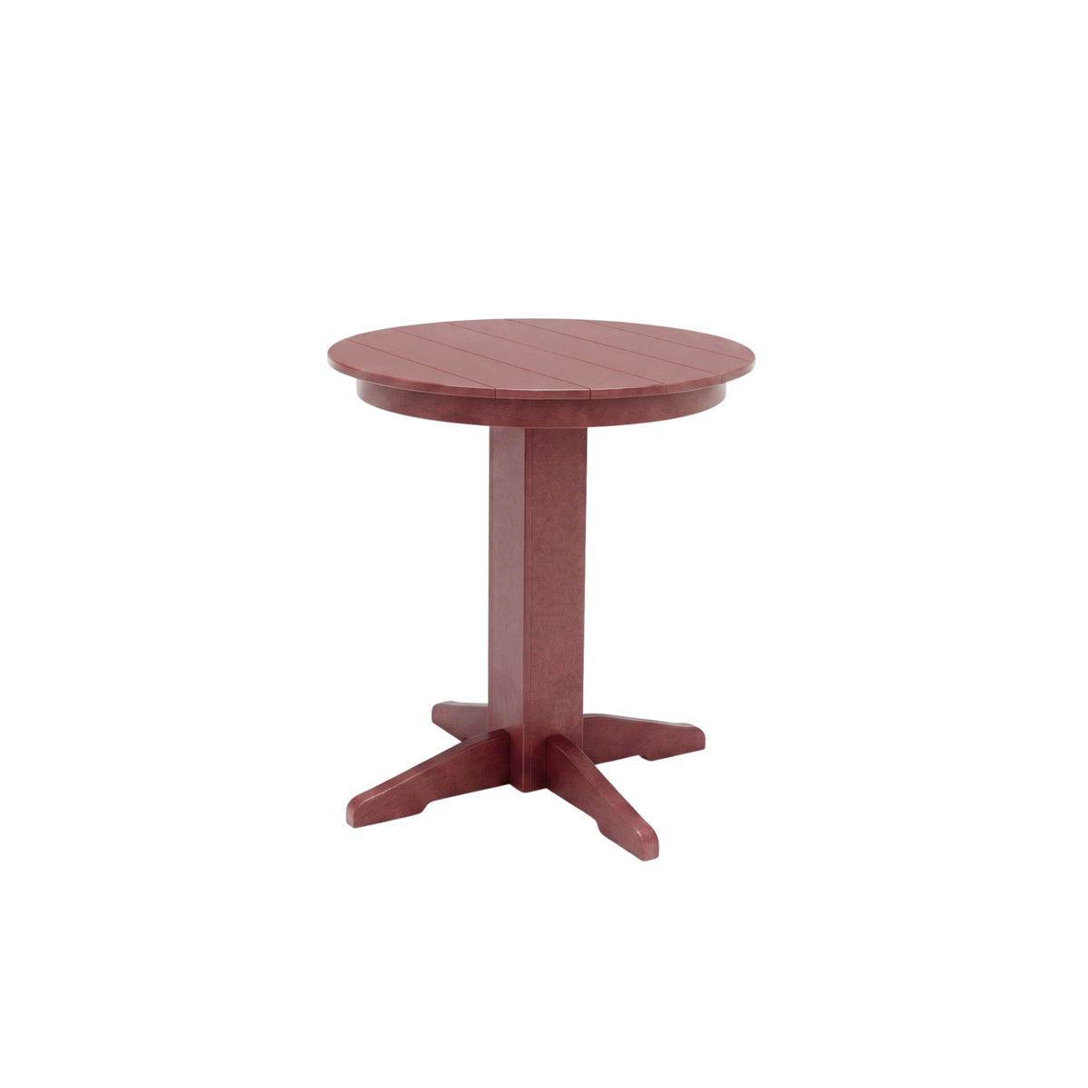 Keystone Amish Co. Round Poly Lumber Counter Height Table