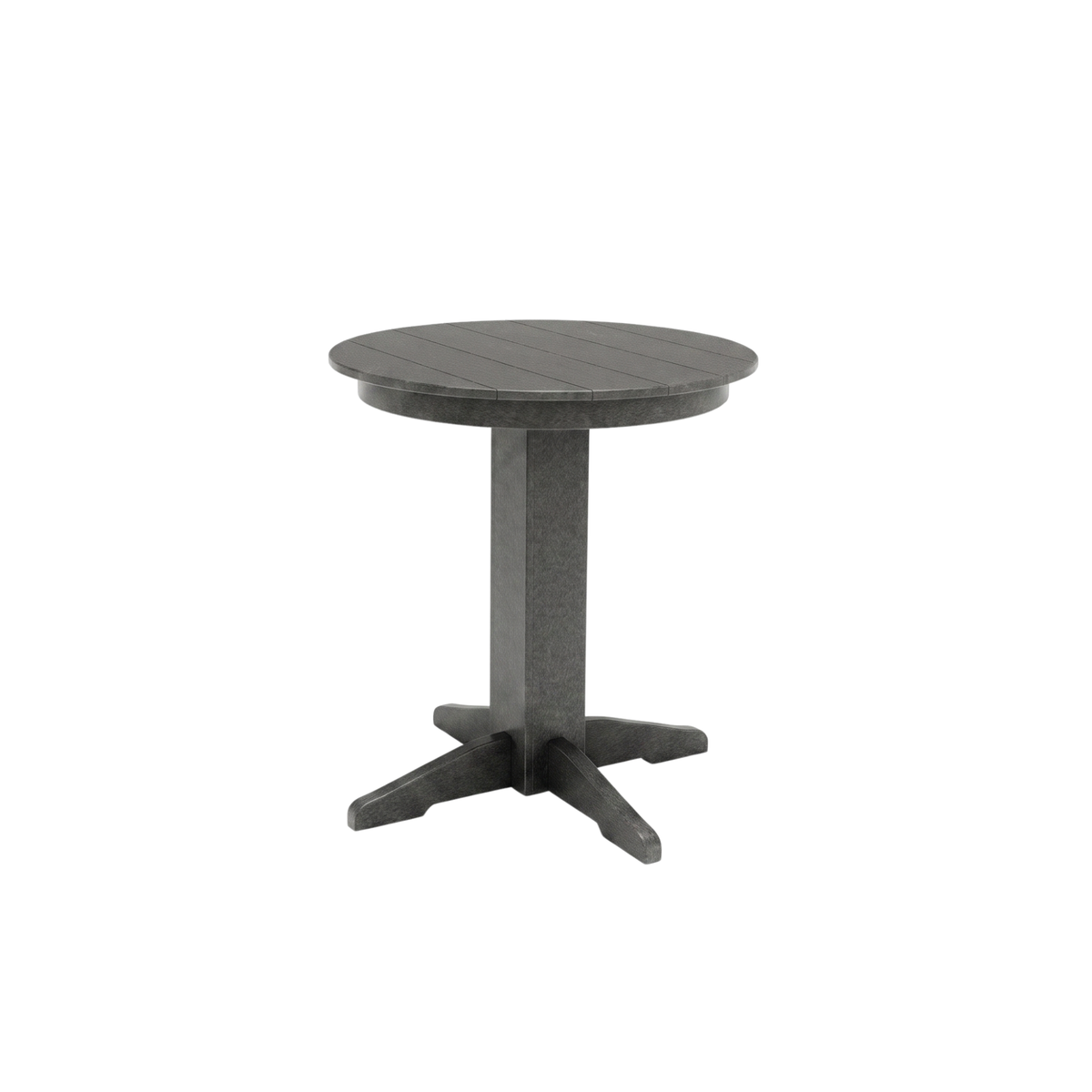 Keystone Amish Co. Round Poly Lumber Counter Height Table