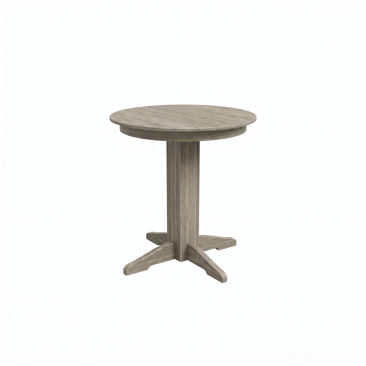 Keystone Amish Co. Round Poly Lumber Counter Height Table