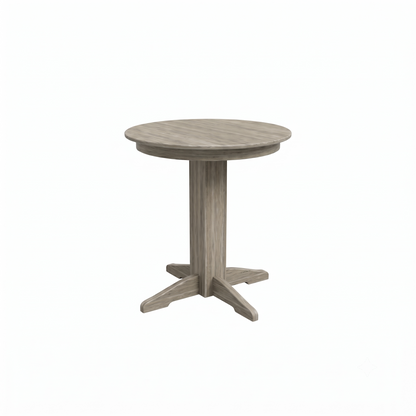 Keystone Amish Co. Round Poly Lumber Counter Height Table