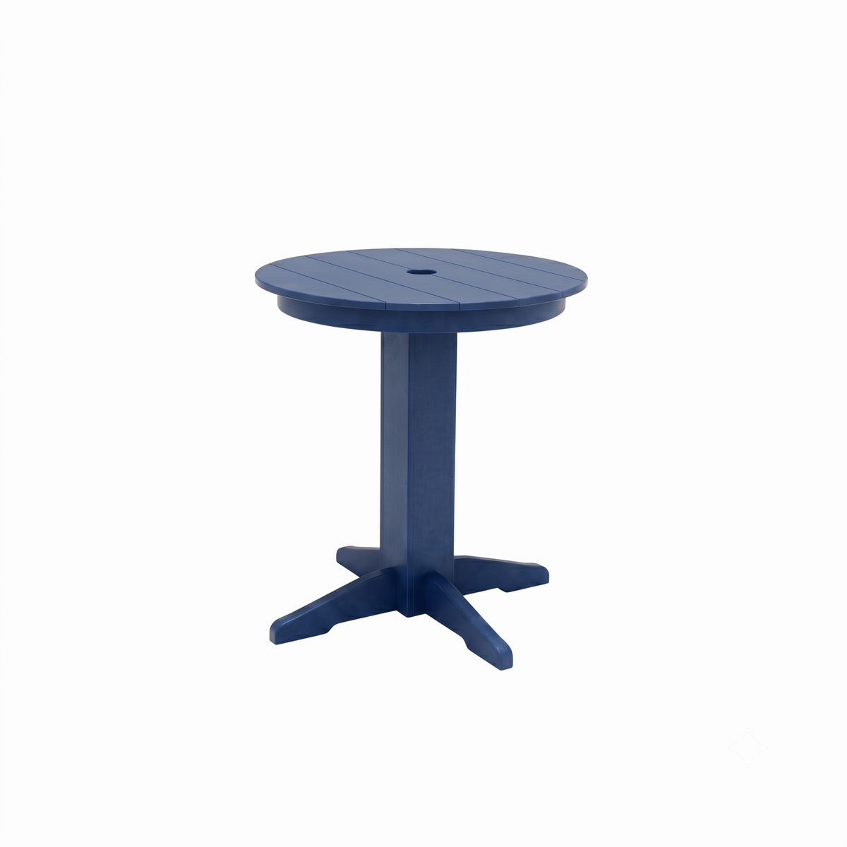 Keystone Amish Co. Round Poly Lumber Counter Height Table
