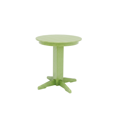 Keystone Amish Co. Round Poly Lumber Counter Height Table