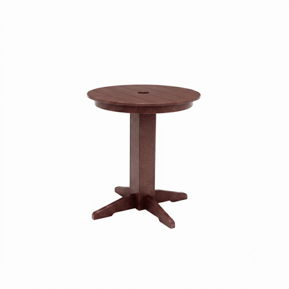 Keystone Amish Co. Round Poly Lumber Counter Height Table