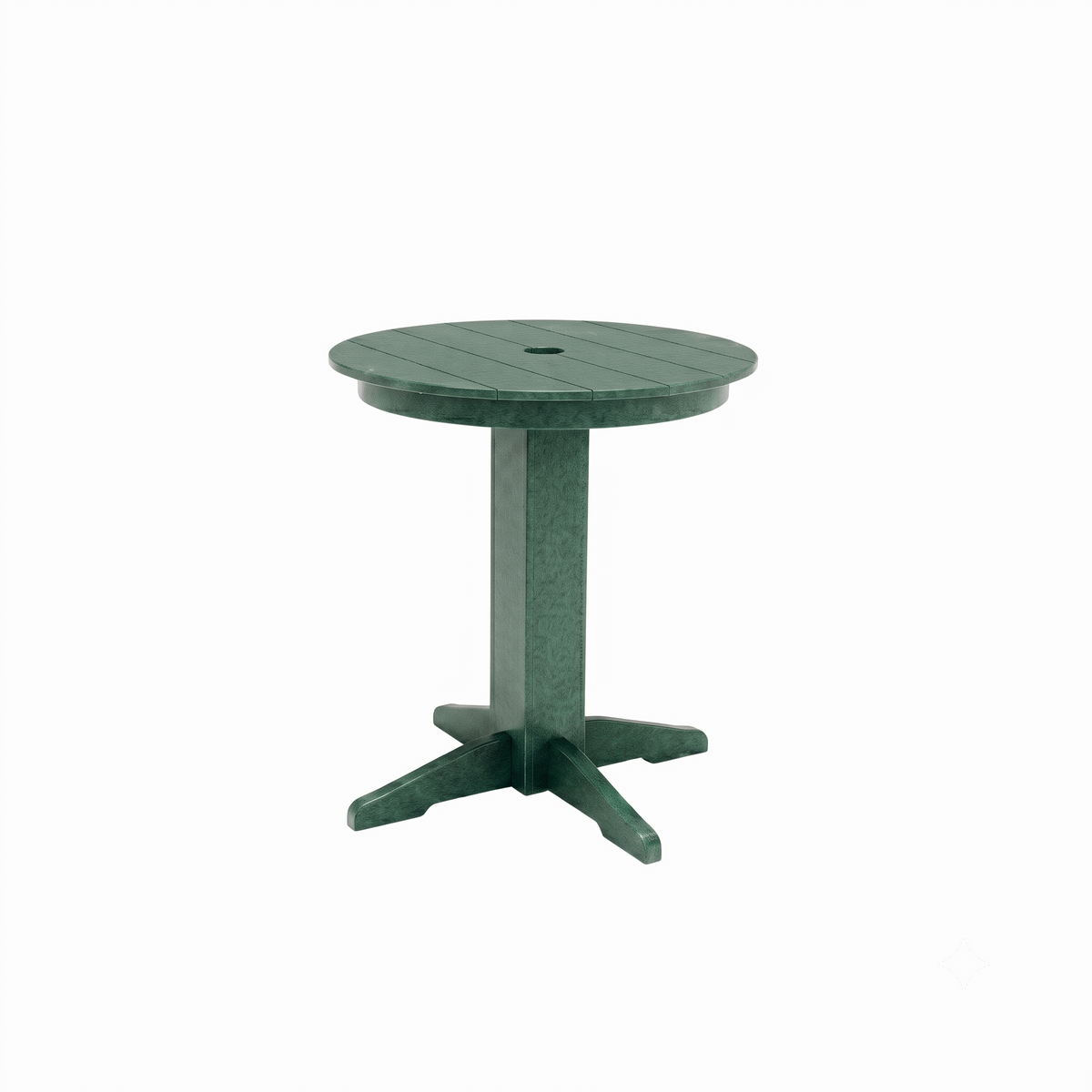 Keystone Amish Co. Round Poly Lumber Counter Height Table