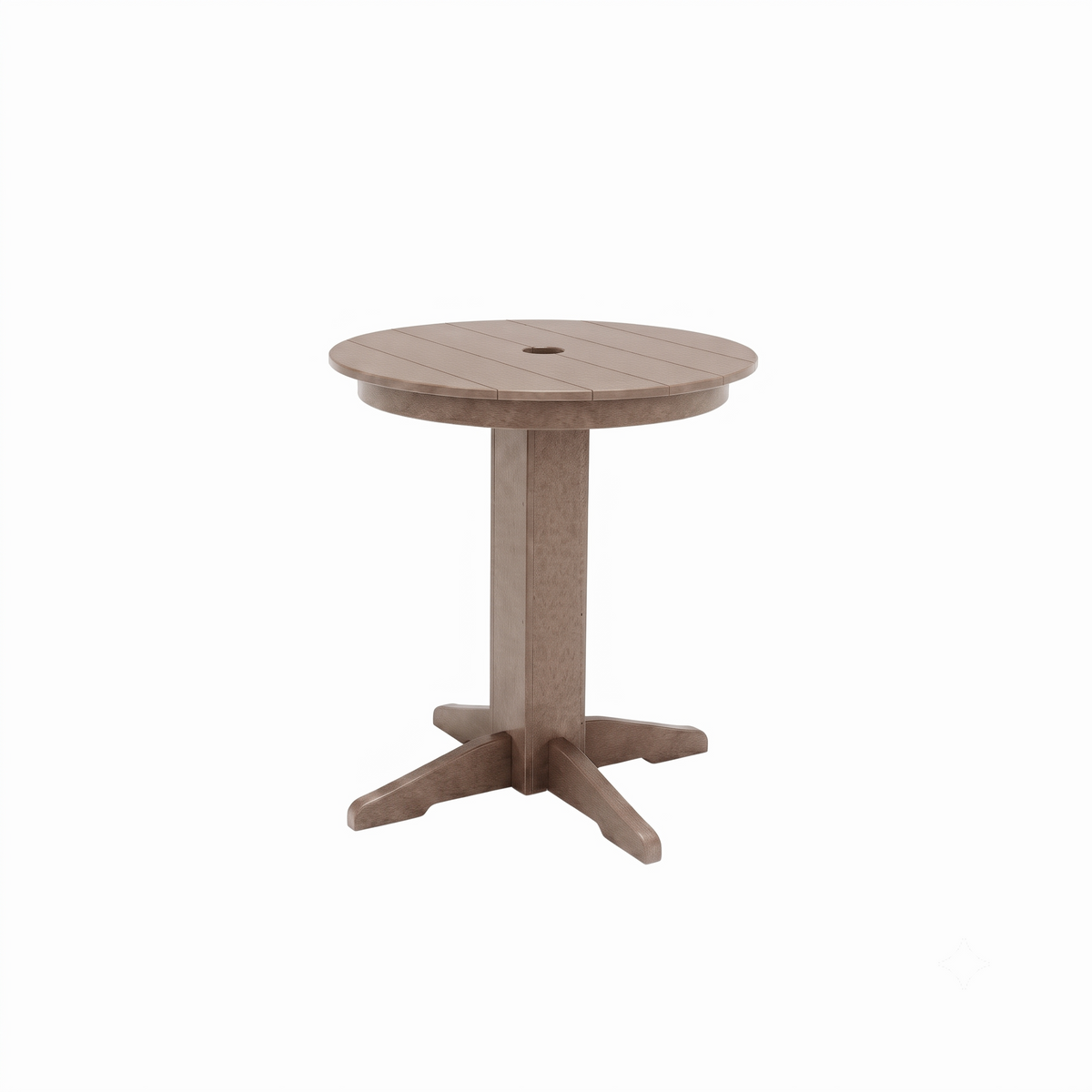 Keystone Amish Co. Round Poly Lumber Counter Height Table