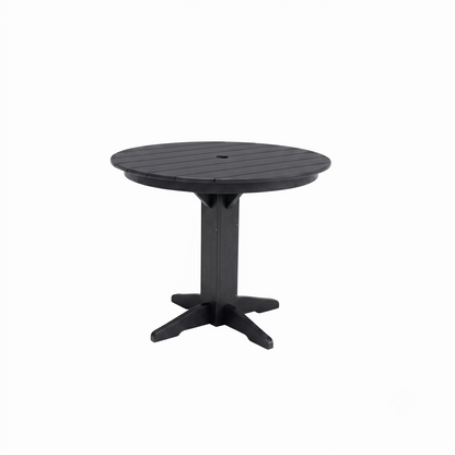 Keystone Amish Co. Round Poly Lumber Counter Height Table